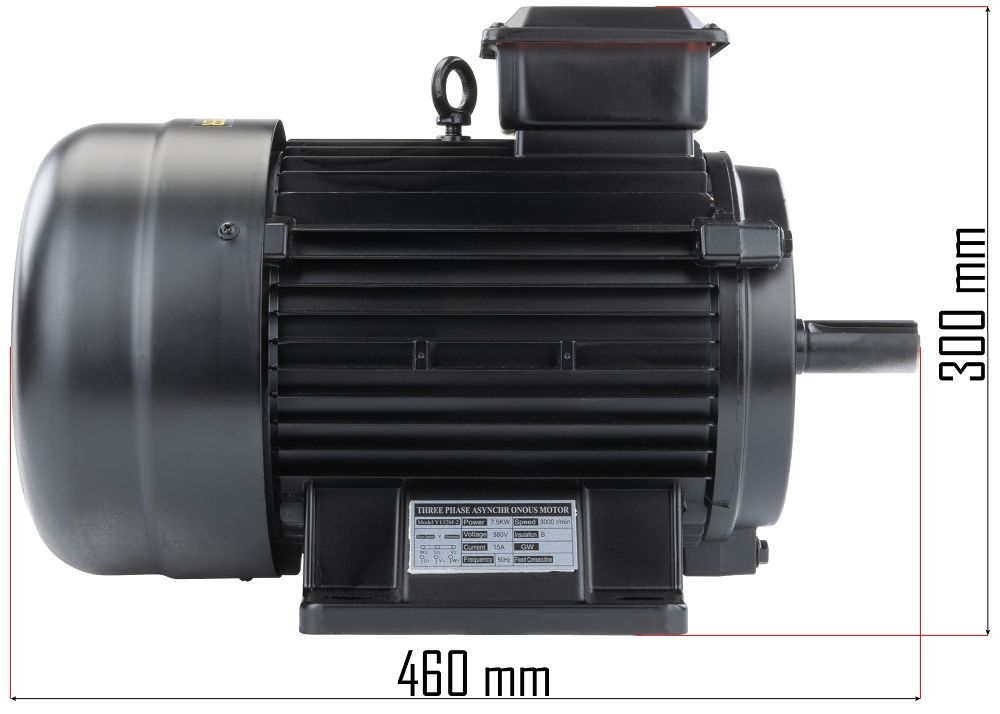 Motor Powermat PM-KO-300T-400V-SI – rozměrový výkres 1