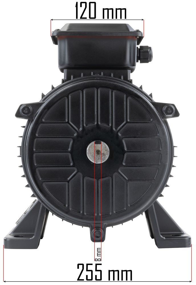 Motor Powermat PM-KO-300T-400V-SI – rozměrový výkres 2