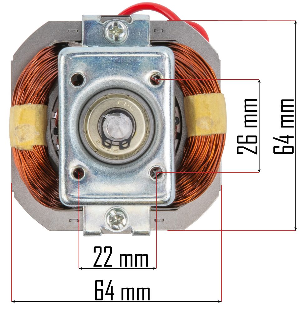 Motor pro křovinořez PM-PKE-1400M-SI – technický detail