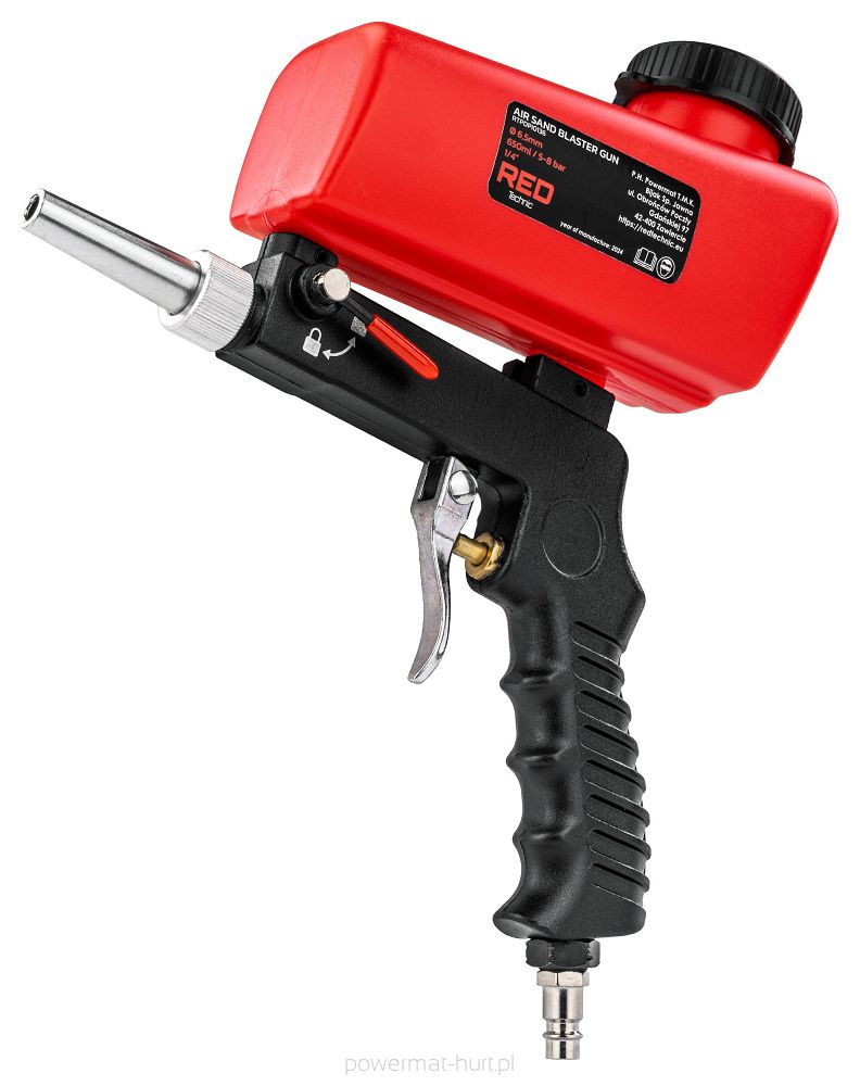 Pískovací pistole Powermat RTPDPI0136 – celkový pohled