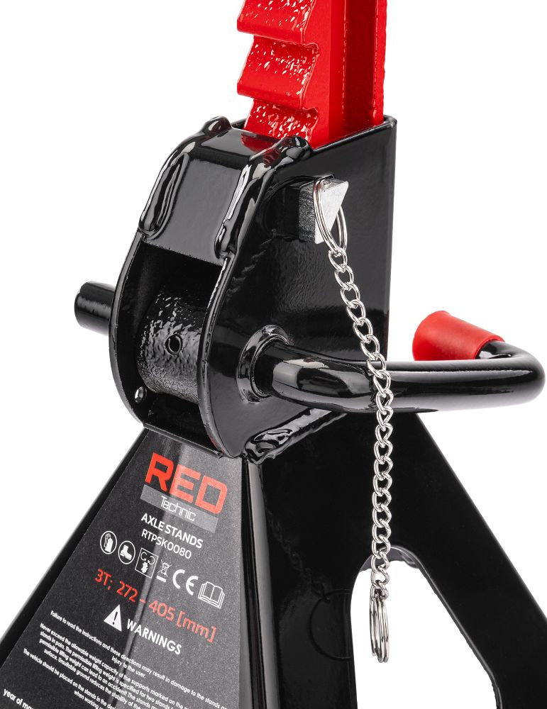 Podpěry pod auto 3T Powermat — nastavení výšky