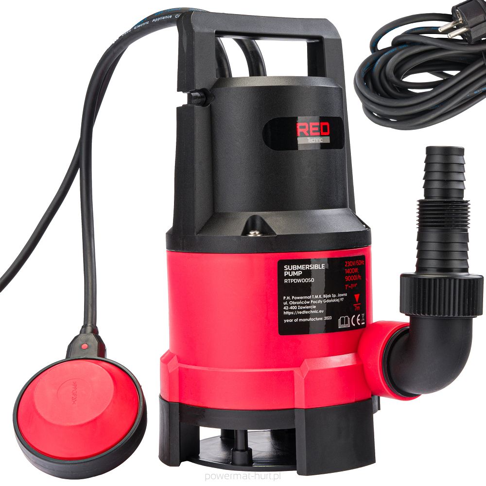 Ponorné čerpadlo Powermat RTPDW0050 — celkový pohled