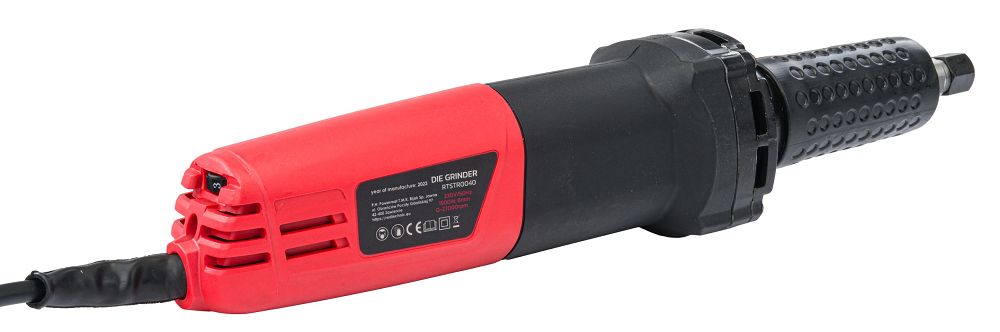 Přímá bruska Powermat RTSTR0040 – detail upínacího hrdla