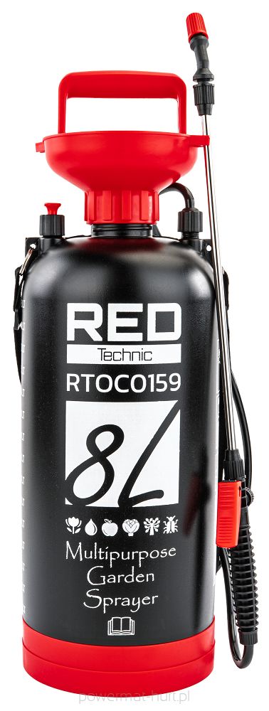 Ruční postřikovač Powermat RTOC0159 – celkový pohled