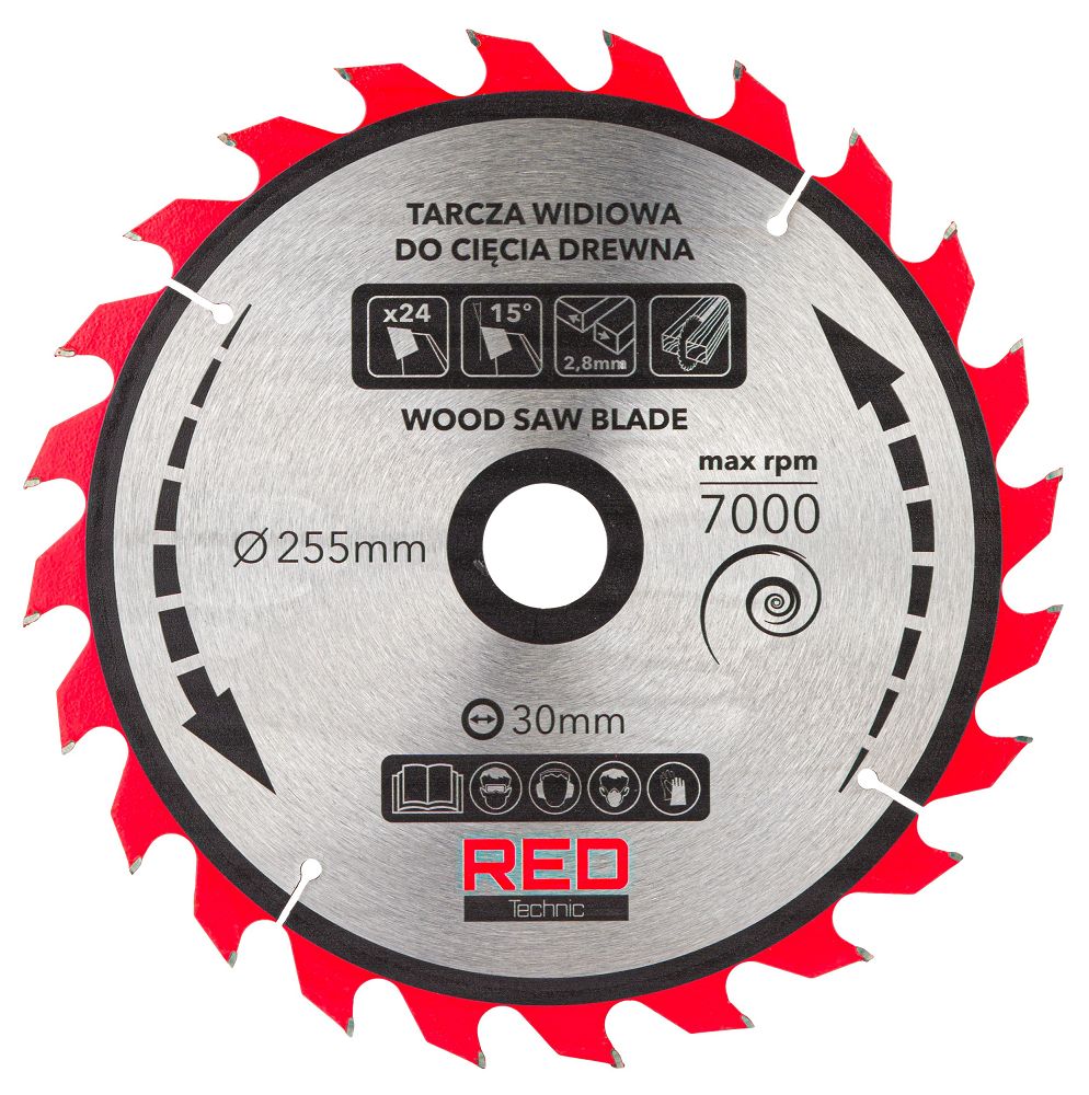 Sada 5 kotoučů 255/30 mm Powermat – kotouč 24 zubů