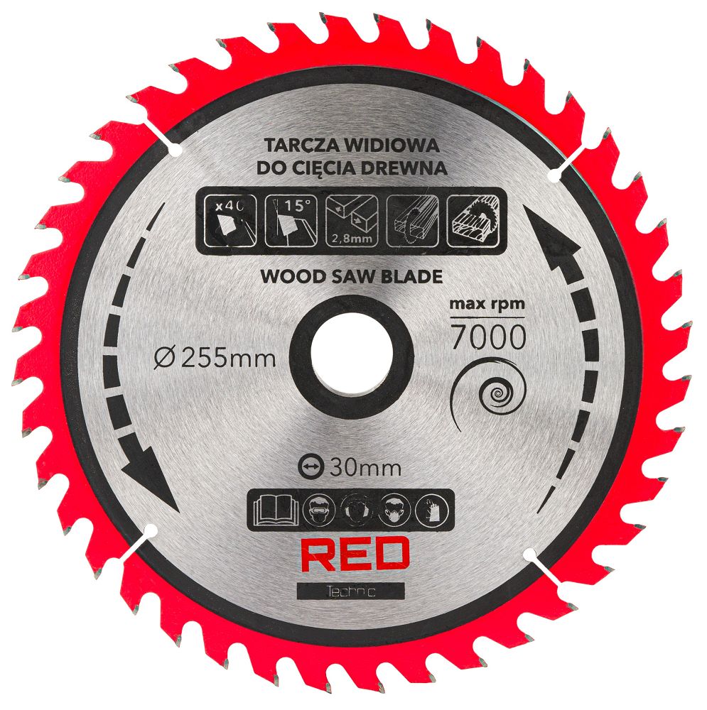 Sada 5 kotoučů 255/30 mm Powermat – kotouč 40 zubů