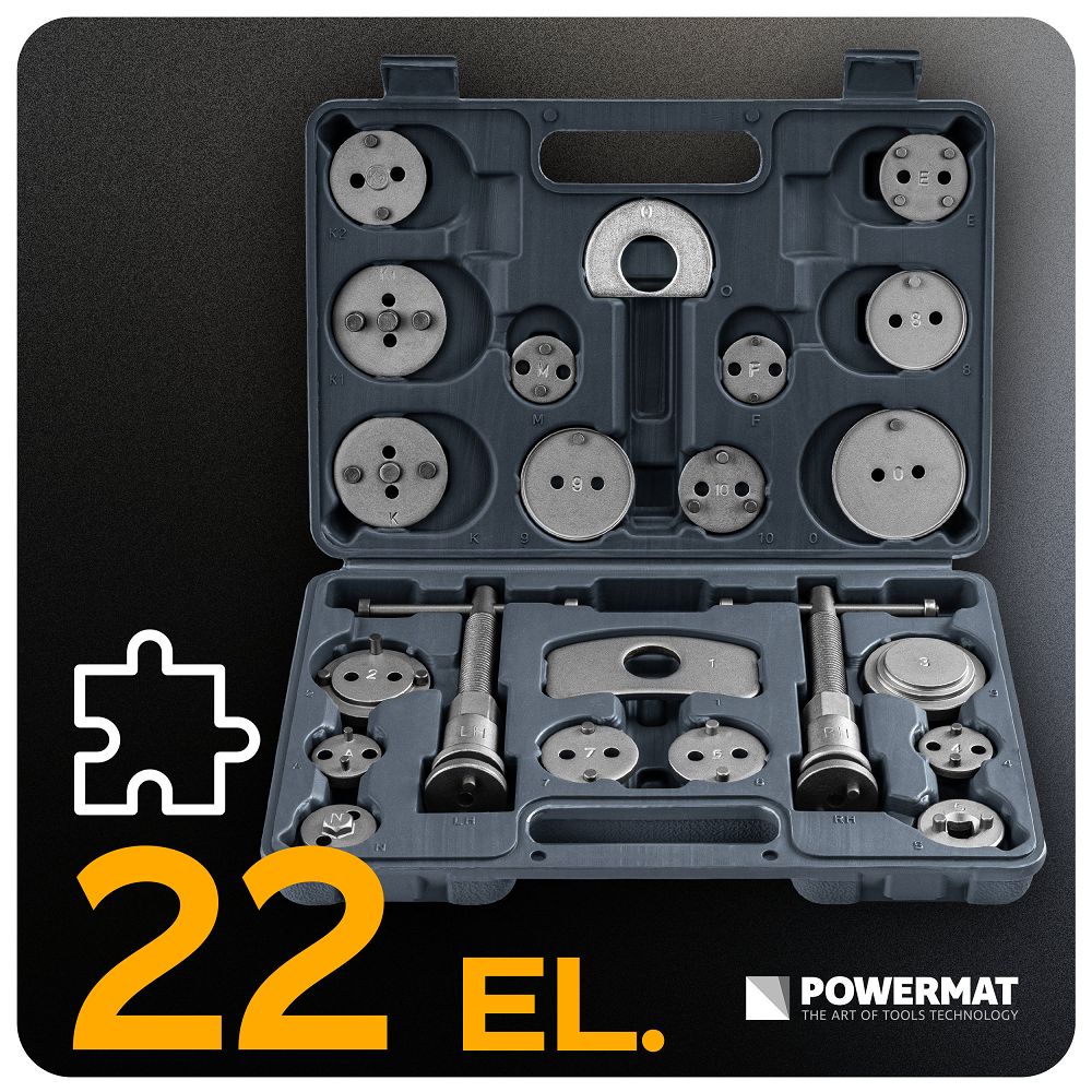 Sada Powermat PM-ZWT-22T – prasky pro brzdové pístky