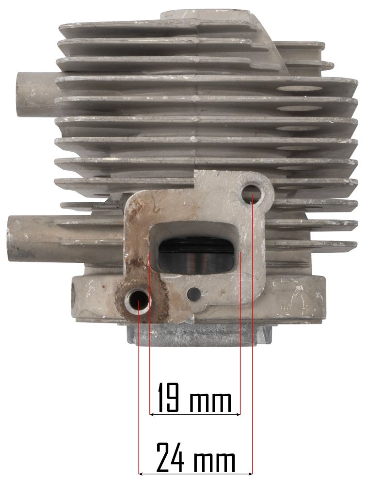 Sada válce a pístu pro foukač RTODL0057-CT – detail pístu a kroužků