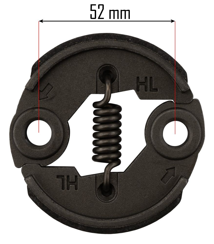 Spojka pro benzínovou kosu PM-KS-600T-SP – rozměry