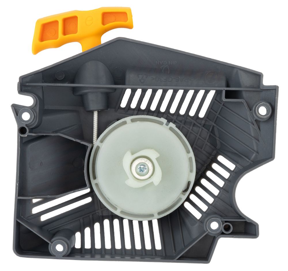 Startér šňůra pro motorovou pilu PM-PSP-6HP-ST – detail montážních otvorů