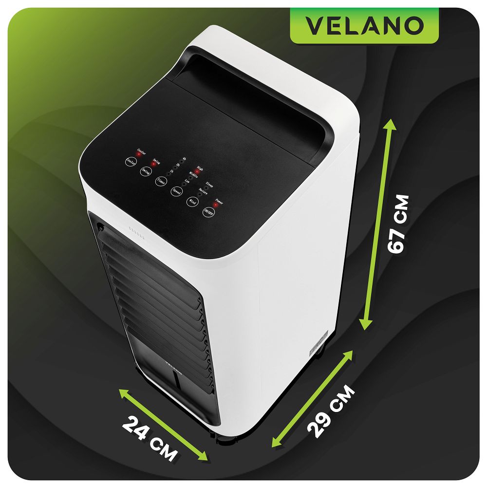 Sloupový vodní ventilátor Velano – LCD displej a ovládání