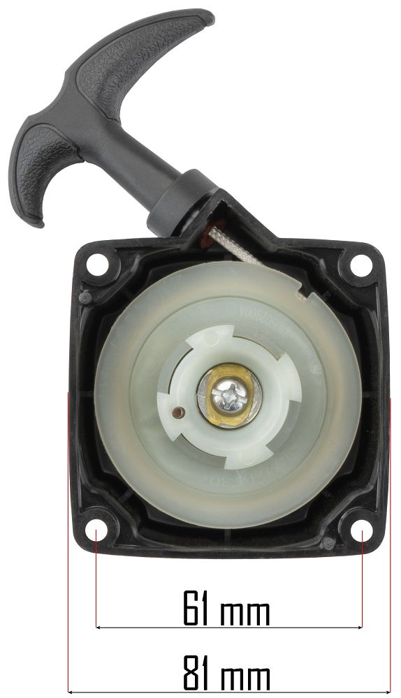 Startér pro foukač Powermat RTODL0059-ST – rozměrový výkres