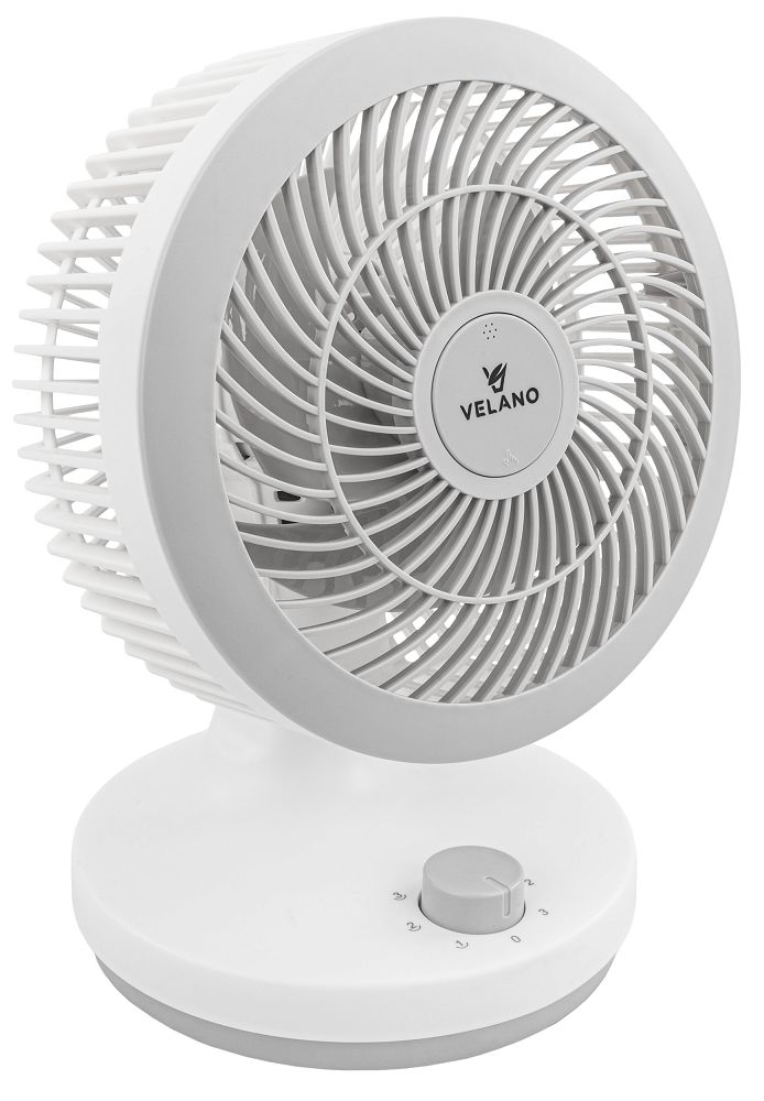 Stolní ventilátor Velano VELWEBS0008 – ovládací prvky