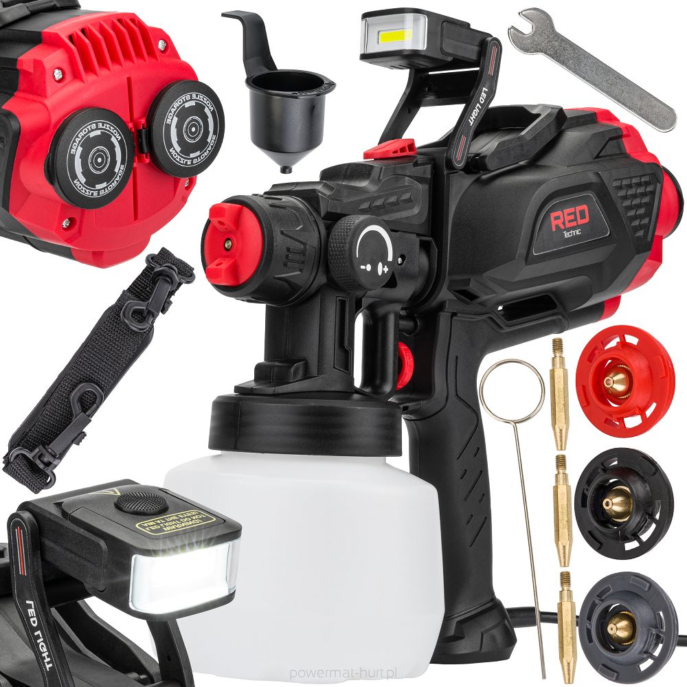 Stříkací pistole RED TECHNIC RTPDM0020 – celkový pohled