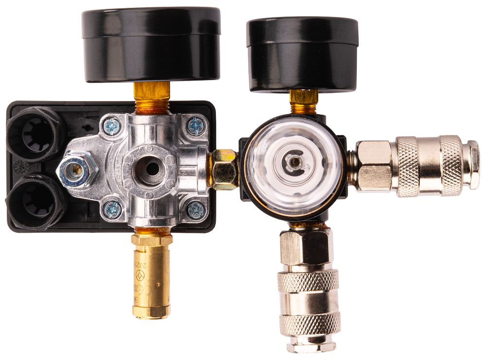 Tlakový spínač PM-KO-100T-V2-WY – detail přípojek