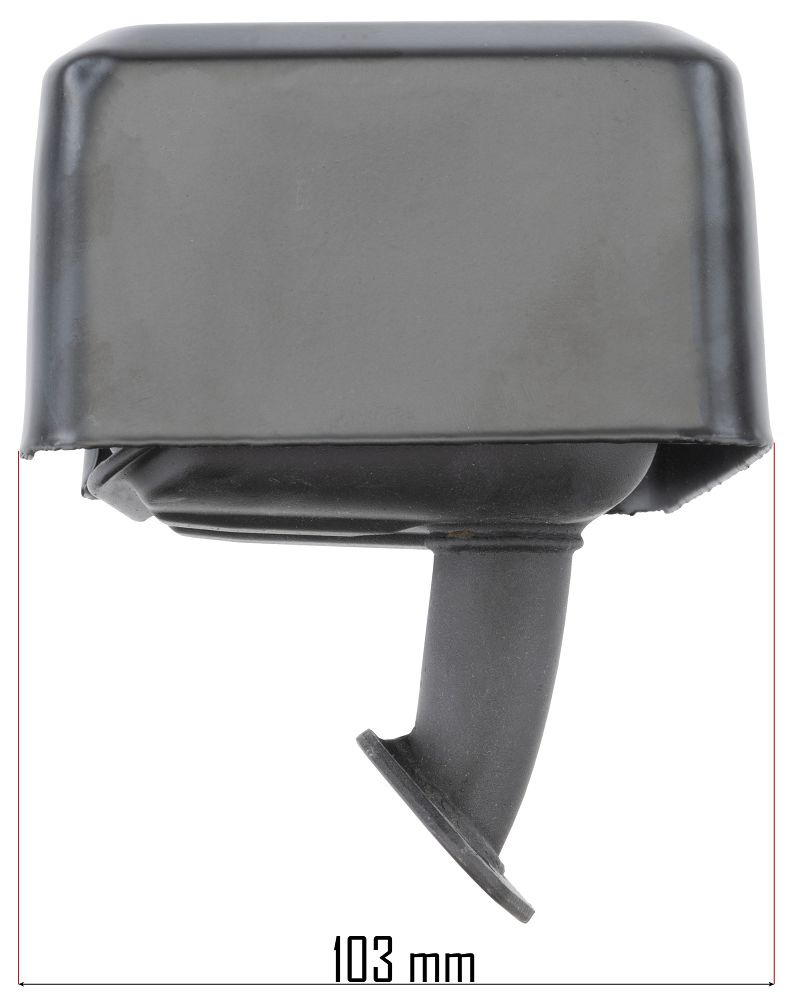Tlumič PM-GX160-TL – montážní otvory a rozteč