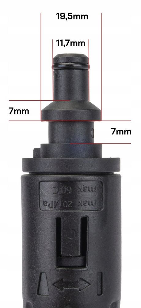 Tryska pistole RED TECHNIC RTMC0028-L1 – regulace proudu