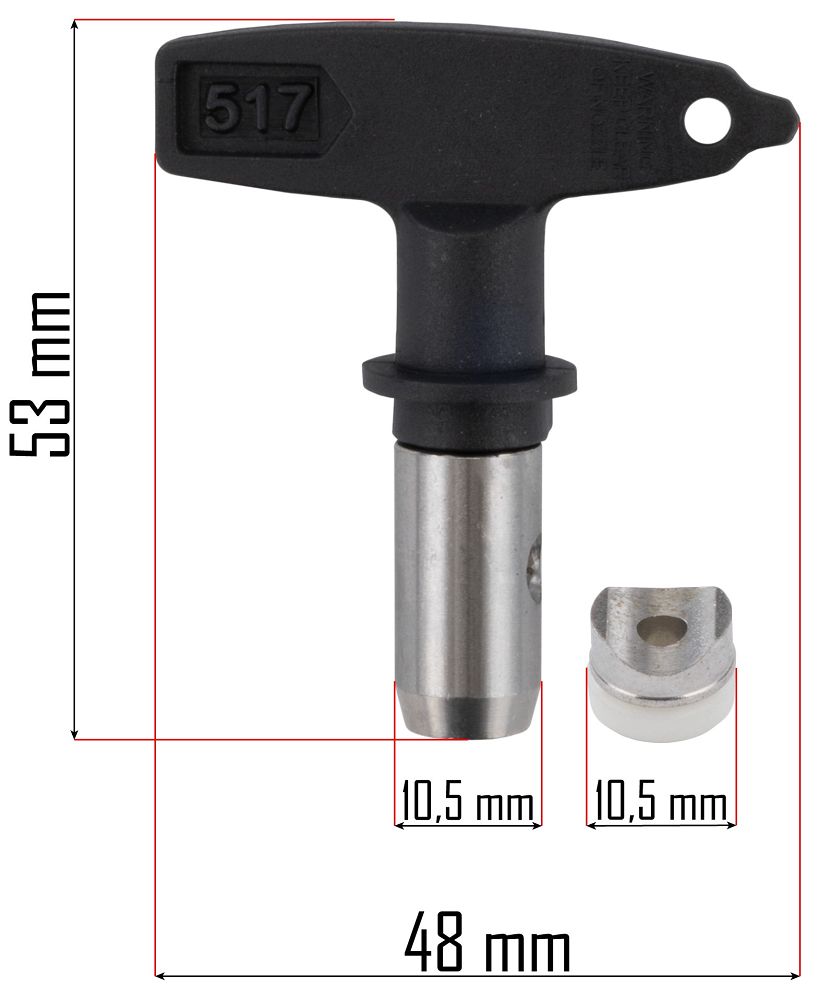 Tryska Powermat PM-PDM-1200/1500M-D621 – rozměry a tvar