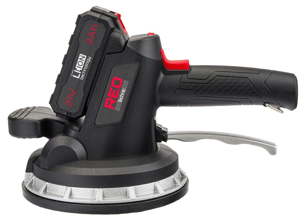 Vibrační přísavka AKU 21V Red Technic RTAPW0053 – obsah balení