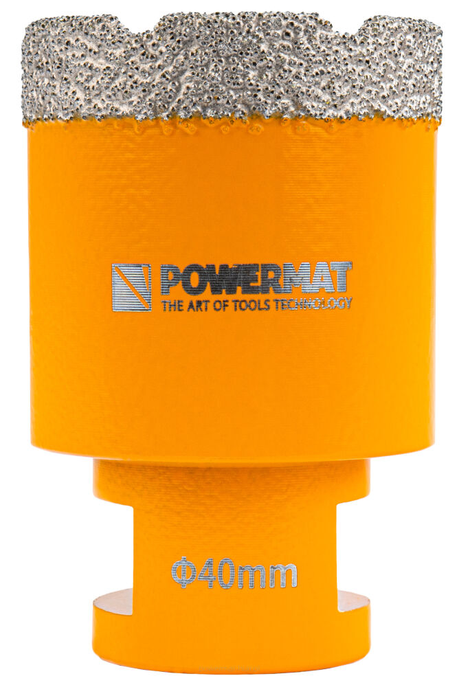 Diamantová korunka Powermat 40 mm – celkový pohled