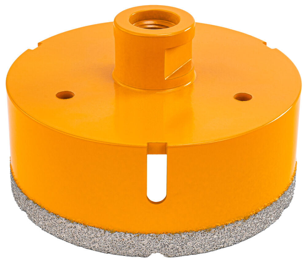 Diamantová korunka Powermat 100mm — boční pohled na tělo korunky