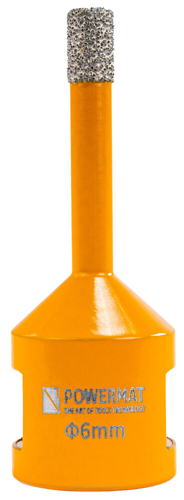 Diamantová korunka Powermat PM1566 6mm M14 — celkový pohled
