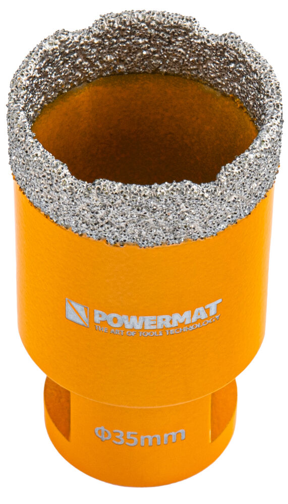 Diamantová korunka na gres 35 mm – závit M14 detail
