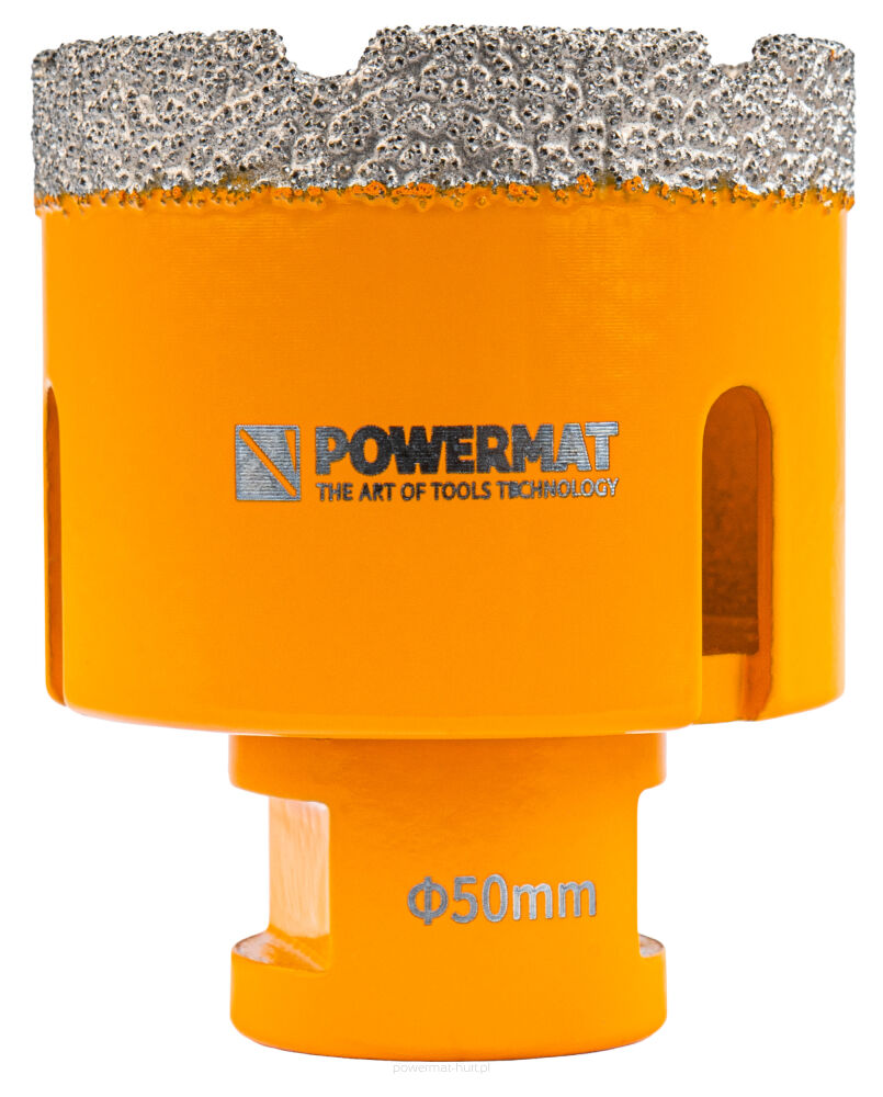 Diamantová korunka na gres 50 mm M14 – celkový pohled