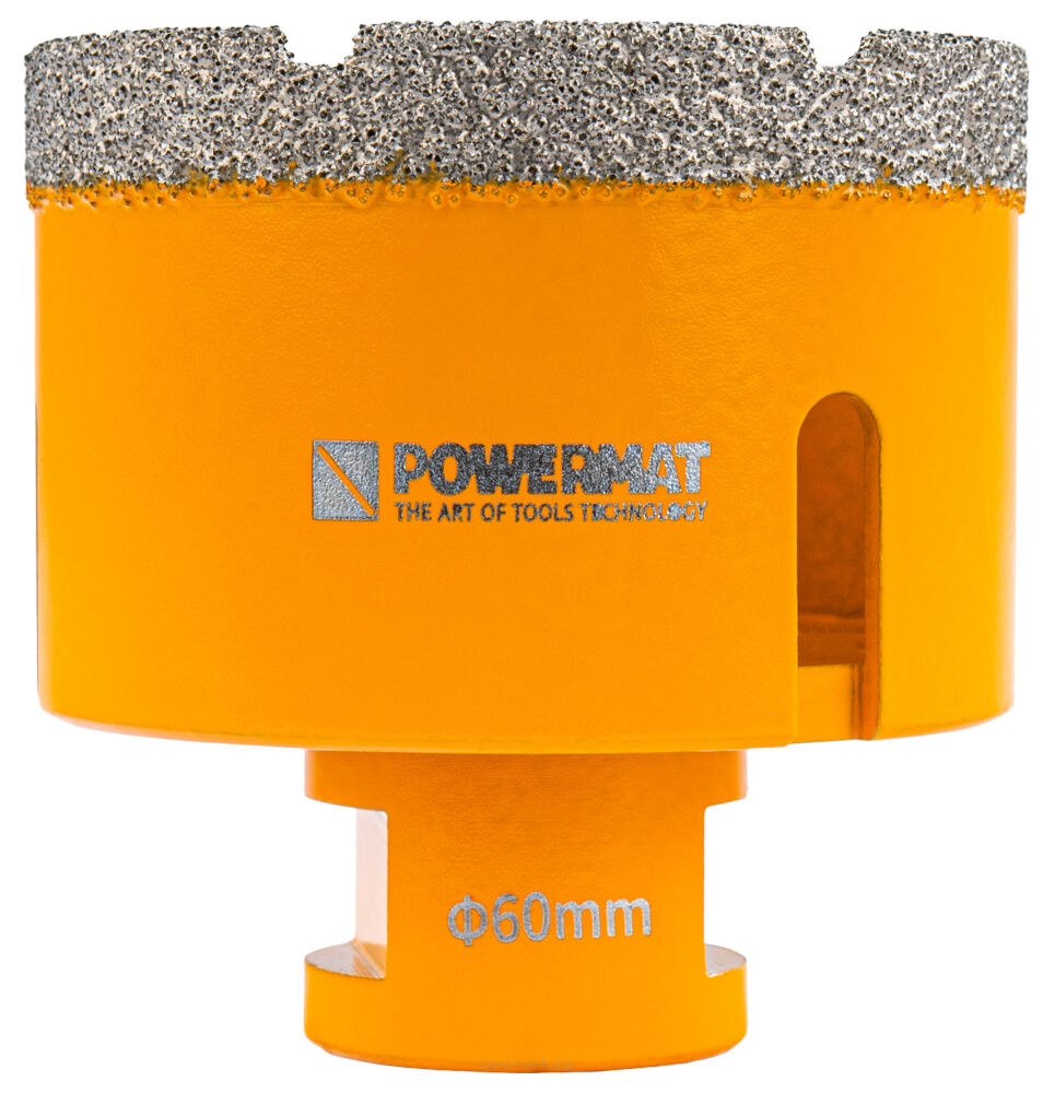 Diamantová korunka Powermat 60 mm — celkový pohled
