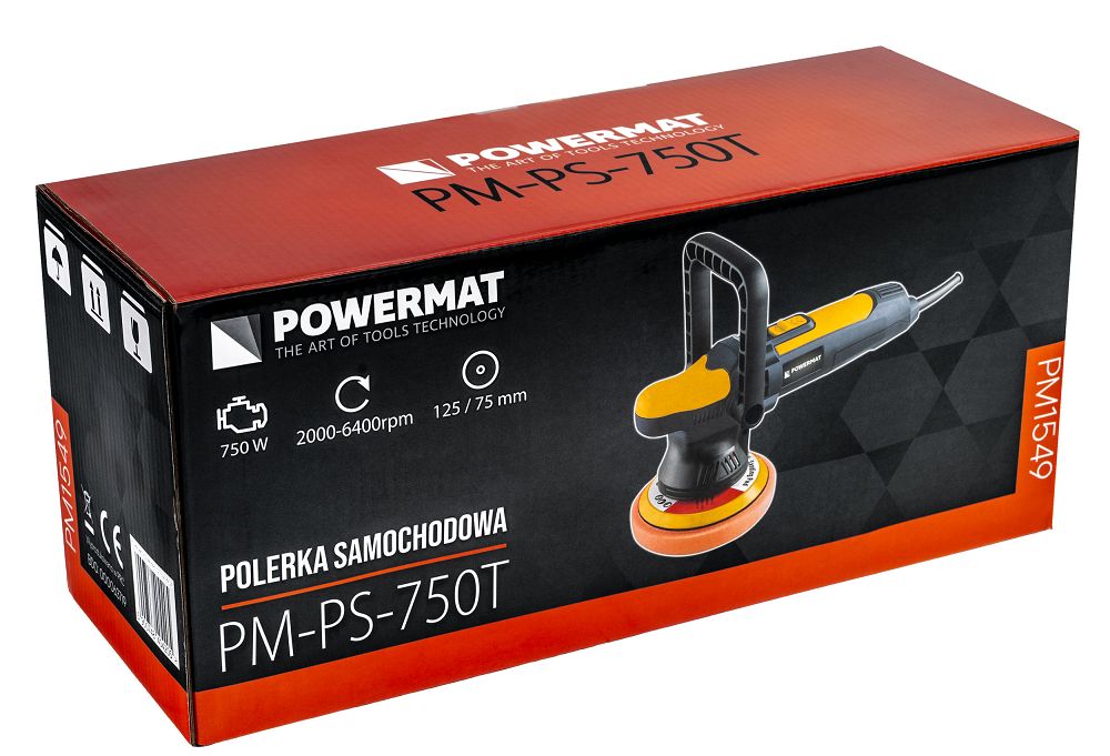 Elektrická leštička Powermat PM-PS-750T — obsah balení