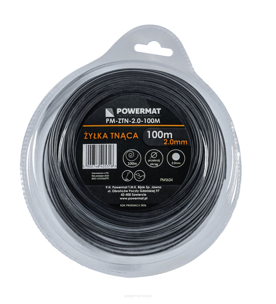 Řezací struna Powermat PM-ZTN-2.0-100M – celkový pohled