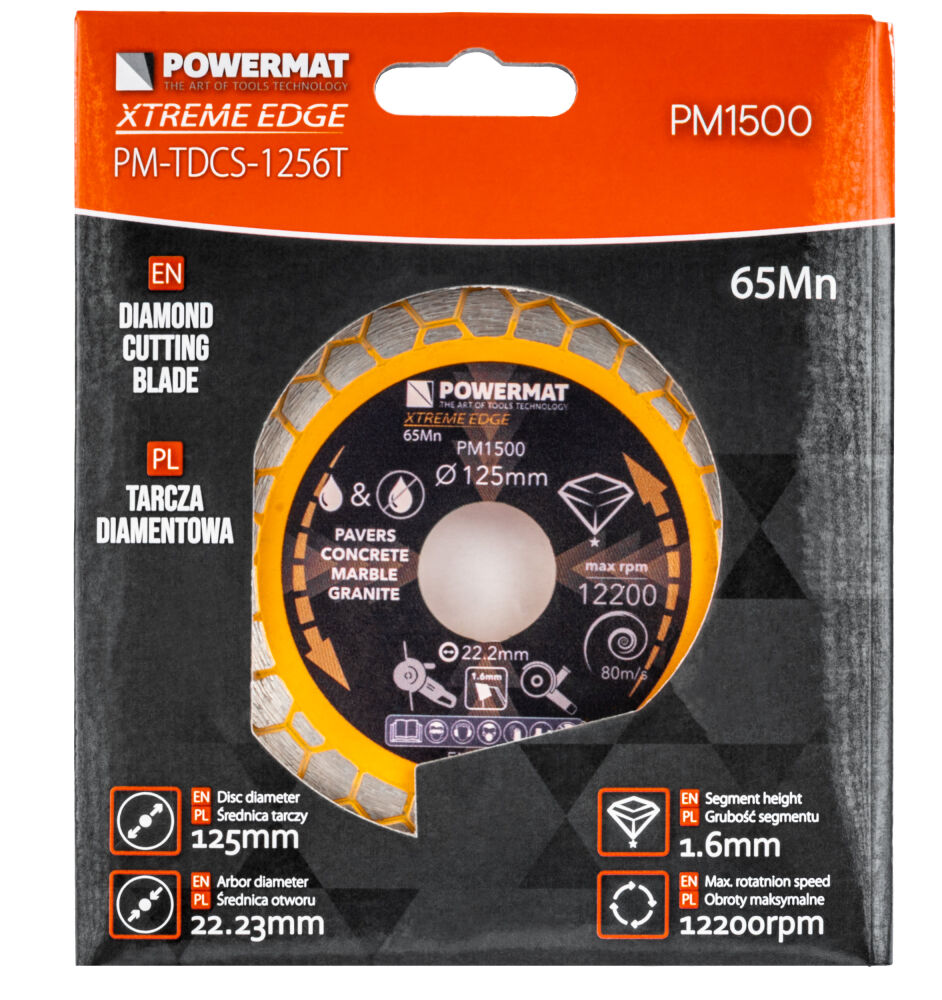 Diamantový kotouč Powermat Extreme Edge – detail segmentu