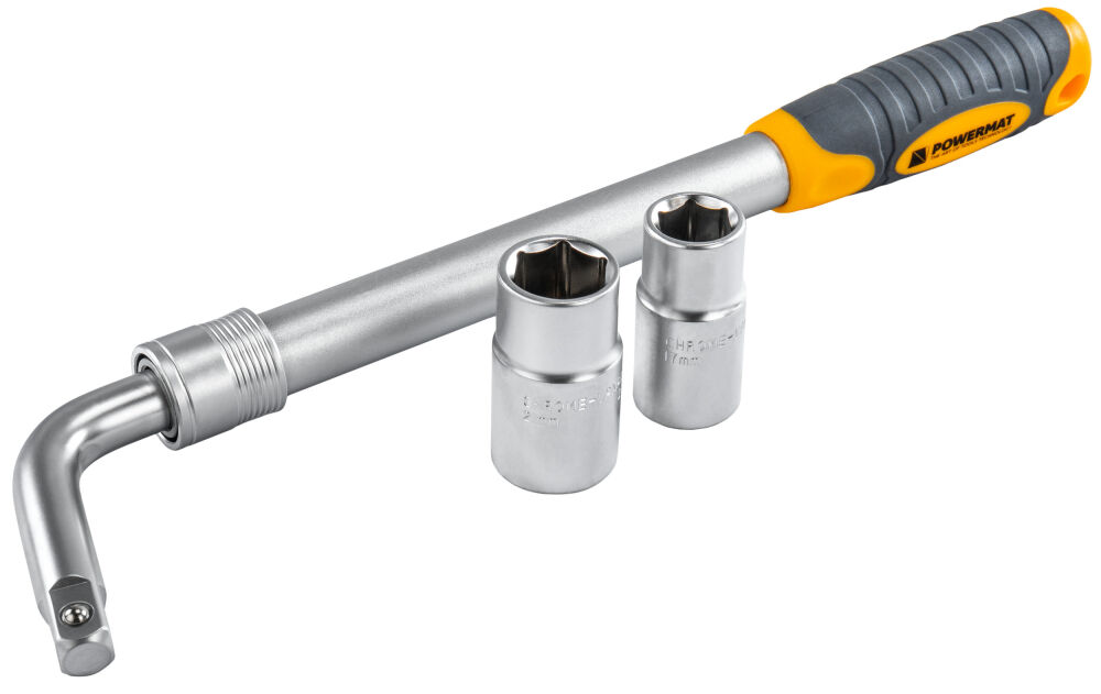Teleskopický klíč Powermat PM-KLDK-530T – gumová rukojeť detail