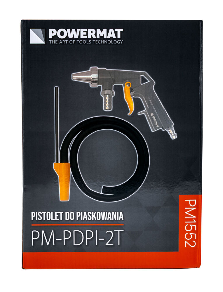 Pistole na pískování PM-PDPI-2T – detail pistole