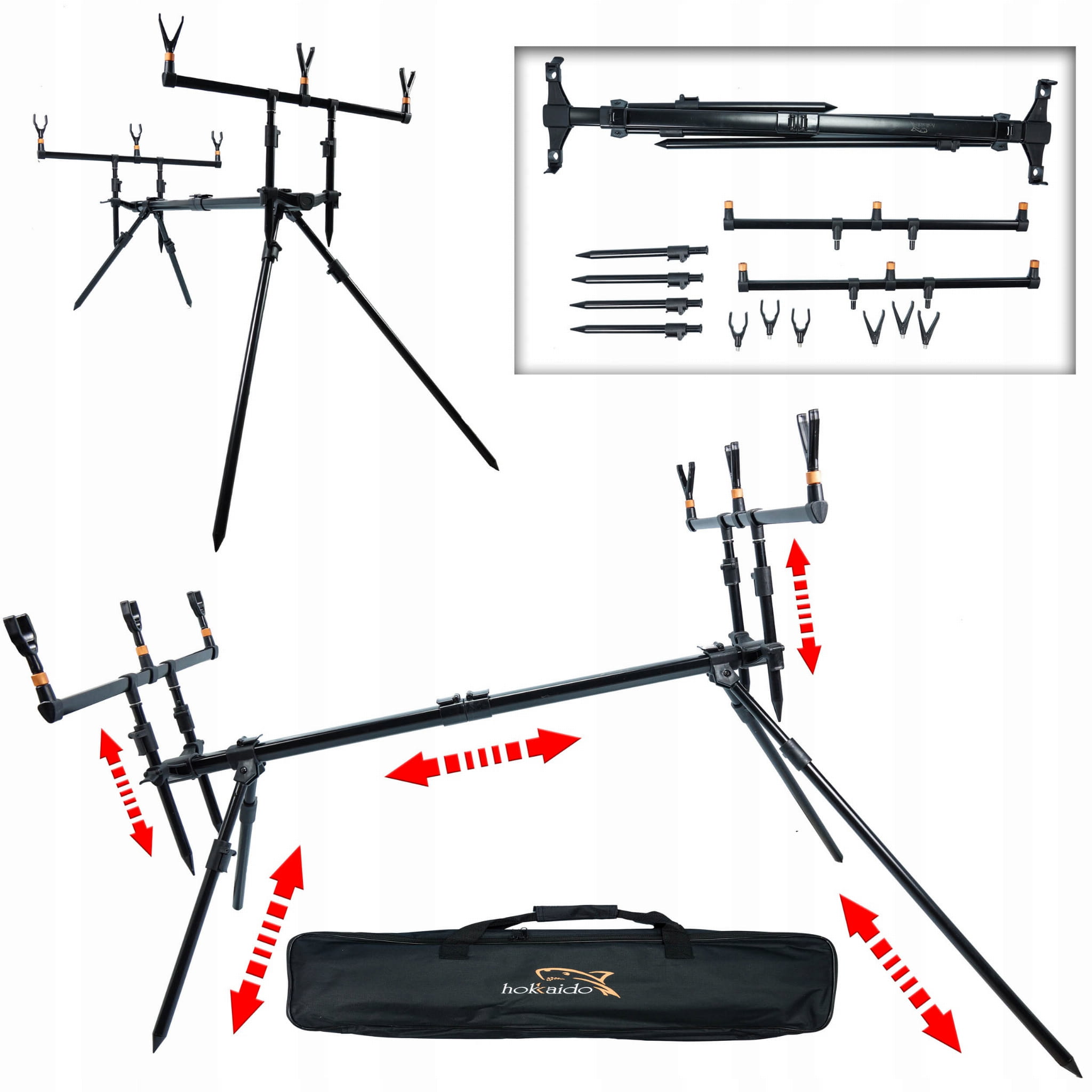 Hokkaido Sky Rod Pod – celkový pohled na stojan