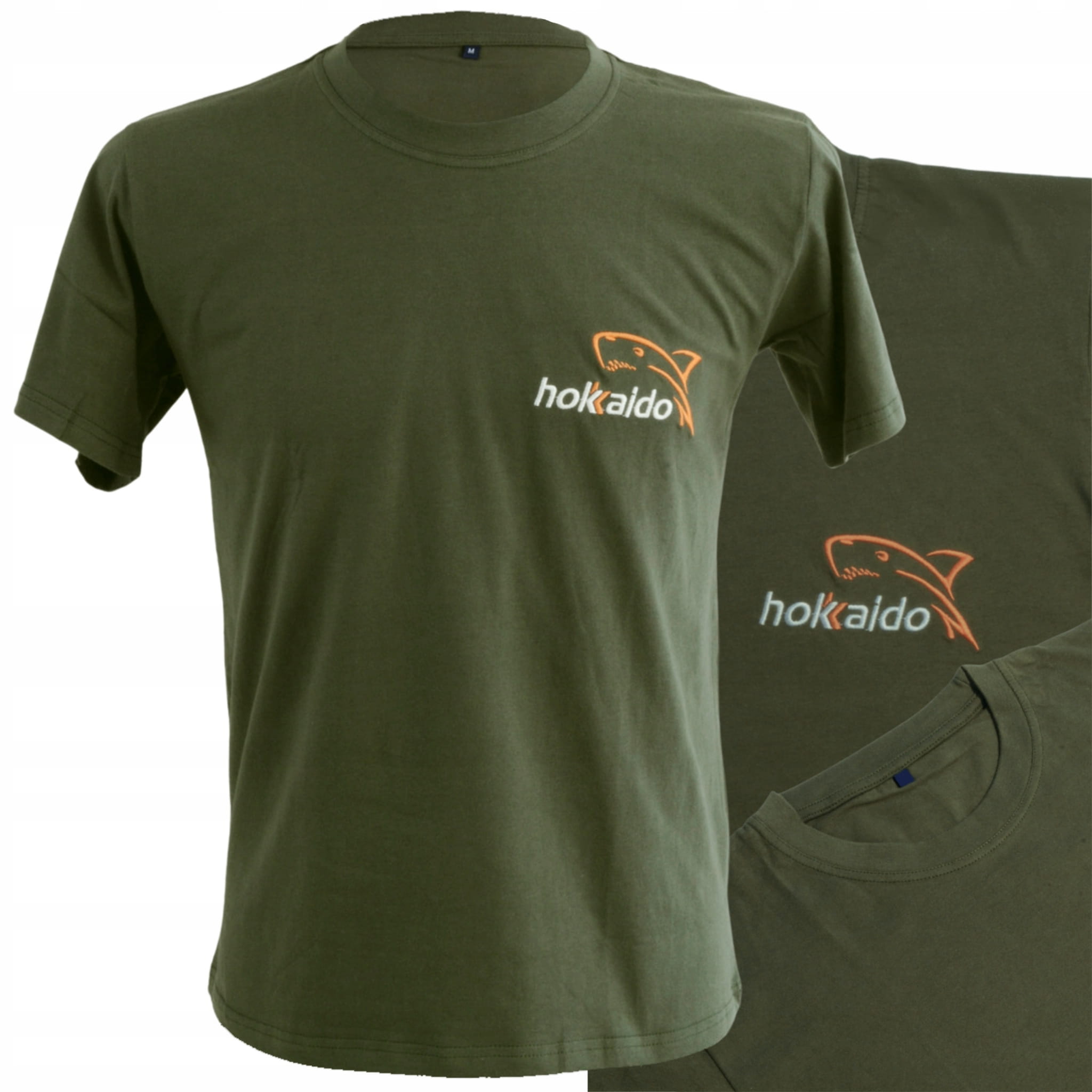 Rybářské polo tričko Hokkaido khaki – pohled zepředu