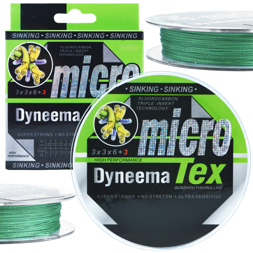 Hokkaido Invisible Dyneema 0,35 mm – celkový pohled na šňůru