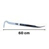 Oboustranná páčidla 600 mm GEKO — kovaná ocel, úhel 90°