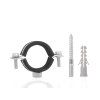 Obejma kovová s gumičkou Geko 5/4" 38–43 mm