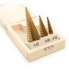 56796 2 step drills 4 32 mm 3 pcs kd10244