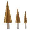 56796 3 step drills 4 32 mm 3 pcs kd10244