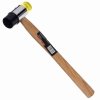 Gumový plastový kladivo 35 mm s dřevěnou rukojetí KD904