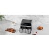 Bezolovnatá fritéza airfryer 9 l 2500 W s dvojitými komorami a lcd displejem