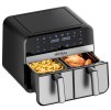 Bezolovnatá fritéza airfryer 9 l 2500 W s dvojitými komorami a lcd displejem