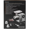 Profesionální masomlýnek premium KD4148 2500 W s dotykovým panelem a bohatým příslušenstvím