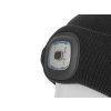 Zimní Čepice s Led Lampičkou Černá