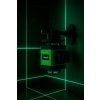 POZIOMICA LASEROWA LASER KRZYZOWY ZIELONY SAMOPOZIOMUJACA 4D 360 2 BATERIE [16878] 1200