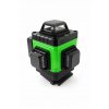 POZIOMICA LASEROWA LASER KRZYZOWY ZIELONY SAMOPOZIOMUJACA 4D 360 2 BATERIE [16888] 1200