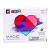 43233 5 magneticke kostky tangram puzzle srdce samolepky 8 ks