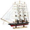43779 2 model sberatelsky dekorativni plachetnice trojsteznik bily 53x45cm
